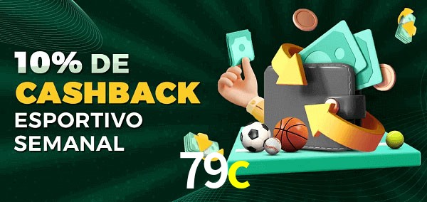 10% de bônus de cashback na 79c